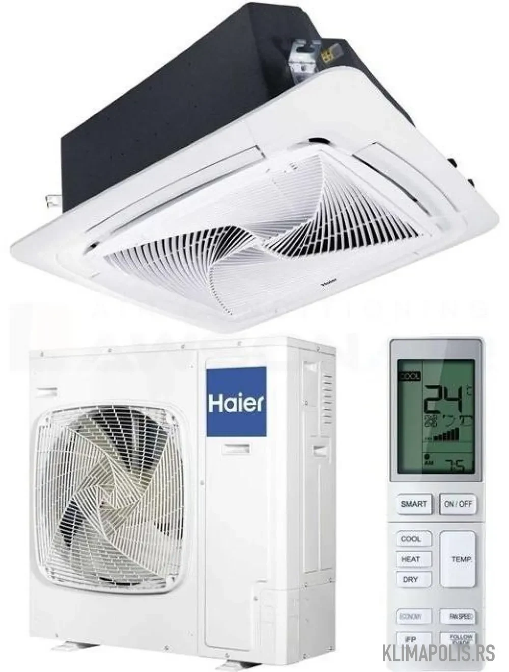 Klima uređaj Haier ABH125K1ERG / 1U48LS1EAB(S) 48.100 BTU — Klimapolis